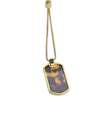 满钻豹纹长款项链毛衣链现货