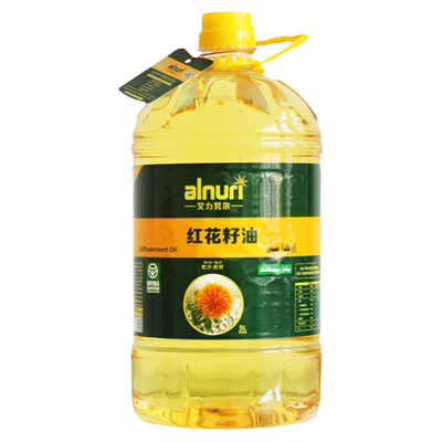 新疆alnuri民光红花籽油5L物理压榨一级食用植物油红花油