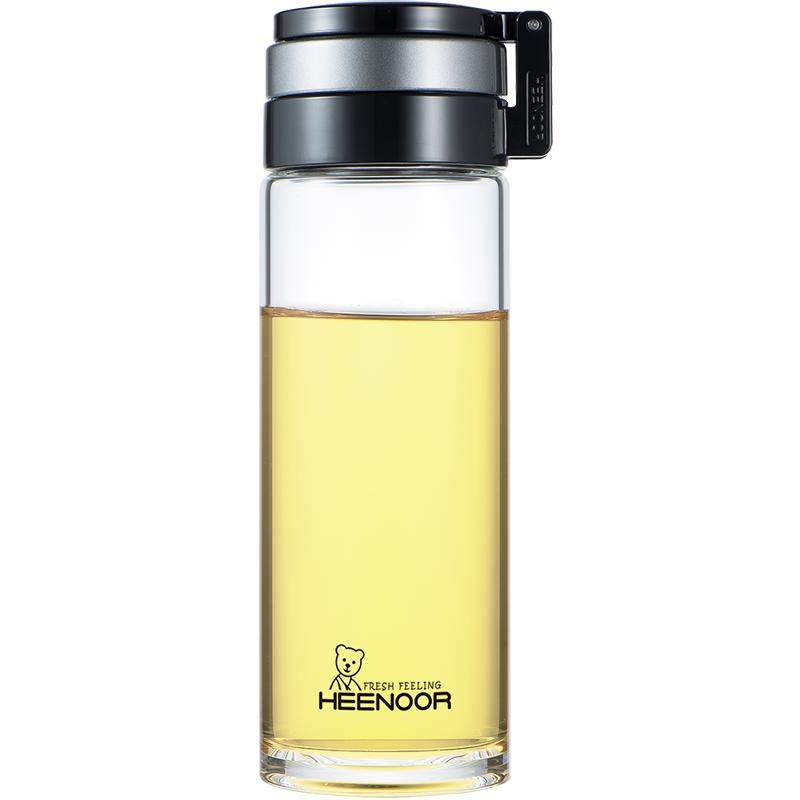 希诺单层加厚便携大容量玻璃杯