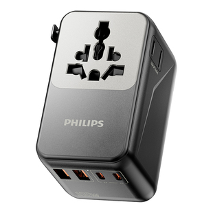 飞利浦转换插头多国际USB通用全国旅行英标欧标日本韩美出国100W