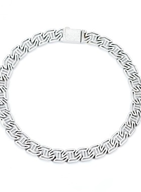 铜合金坦克链男女机甲古巴链