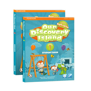 【顺丰包邮】原版进口朗文少儿英语教材Our Discovery Island 1 2 3 4 5 6级小学6-12岁少儿英语ourdiscoveryisland朗文探索英语