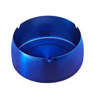 创意防风烟灰缸不锈钢加厚防摔客厅家用大号时尚酒吧网吧烟缸车载