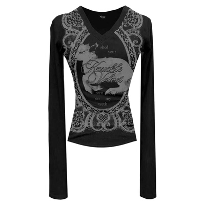 Godsplan*上帝计划小羊标语长袖