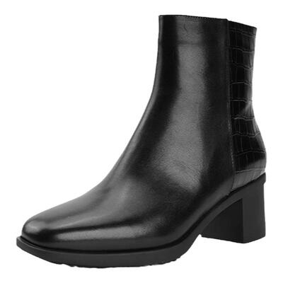 马内尔英伦风瘦瘦靴高跟