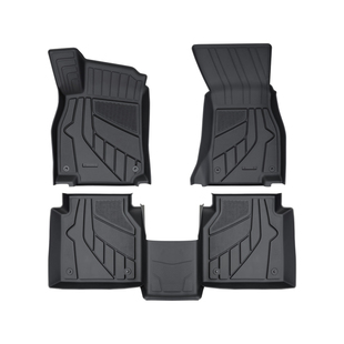 适用于奥迪A6L/A4L/Q5L/A3/E5注塑脚垫全TPE实用配件用品大全新款