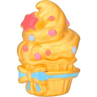 明牌珠宝3D硬金串珠 足金仙女蛋糕黄金转运珠圣诞礼物AFP0567