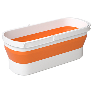 拖把桶长方形2025新款卫生间家用折叠免手洗平板拖地墩布专用水桶