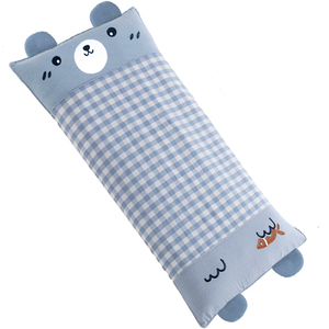 儿童枕头低枕加长枕头宝宝1-3岁以上幼儿园6-7-9岁小学生四季通用