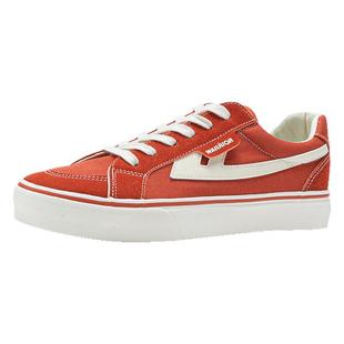 回力帆布鞋男款夏季透气百搭休闲平板鞋学生运动厚底增高红色布鞋