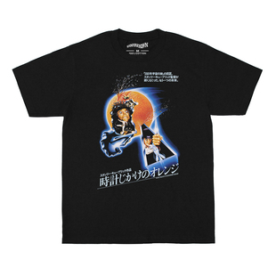 发条橙A Clockwork Orange经典电影纯棉印花宽松短袖美式休闲T恤