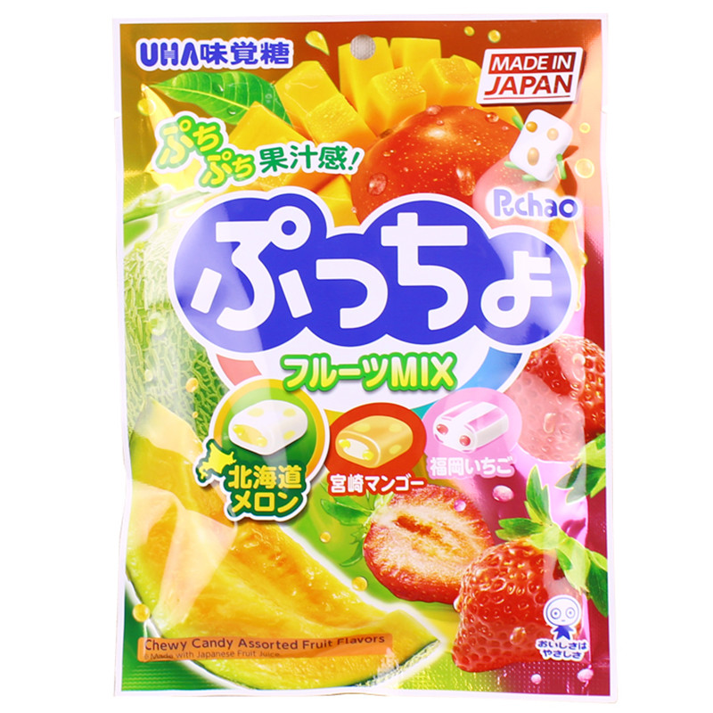 uha日本普超碳酸什锦90g味觉糖