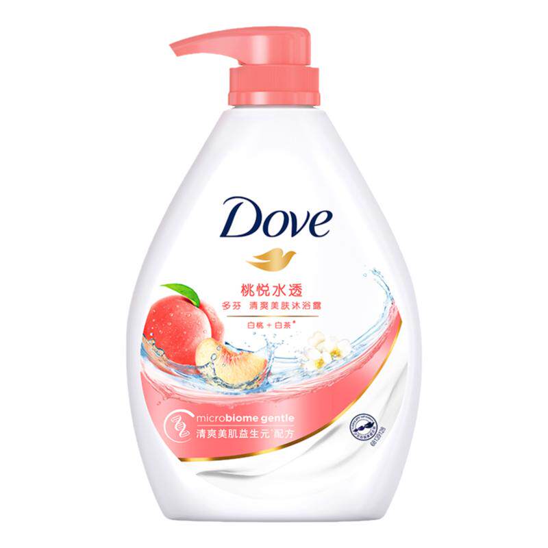 【持久留香】多芬沐浴露白桃香氛