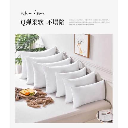 长方形客厅沙发靠垫抱枕芯大号靠背内芯高弹力305080高档订制枕芯