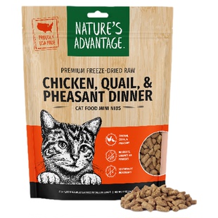 美国 NATURE'S ADVANTAGE/蓝吉 幼成猫无谷鲜肉高蛋白主食冻干