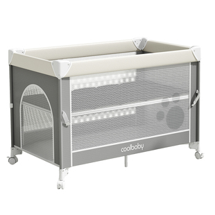 coolbaby多功能婴儿床拼接大床可移动新生儿宝宝床尿布台便携bb床