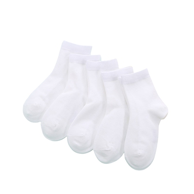 纯棉中筒童袜爱嘀嗒纯色四季