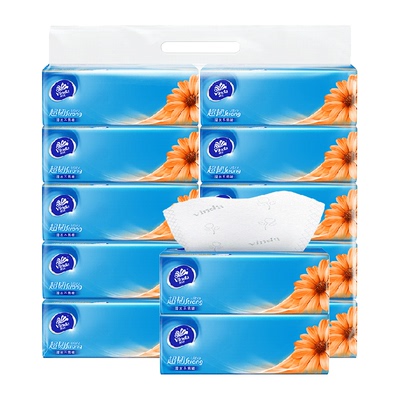 维达超韧3层S码抽纸100抽×10包