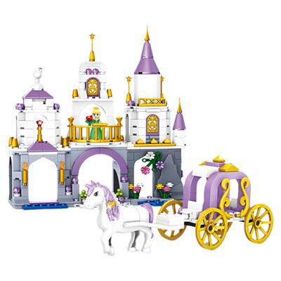 女孩子积木拼接建筑小盒装拼装玩具公主益智组装城堡6模型5岁以上