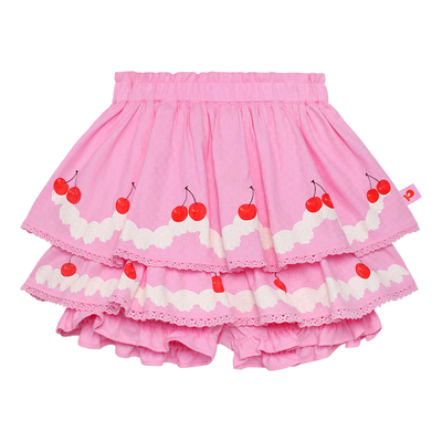 【一枚蛋糕】奶油印花半裙春夏款