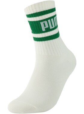 PUMA条纹运动休闲中袜袜子