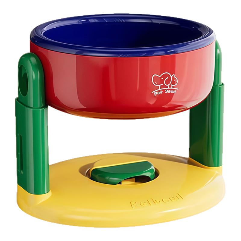 宠物狗碗可升降调节猫狗通用护颈水碗狗猫粮碗斜口吸盘贴地防打翻