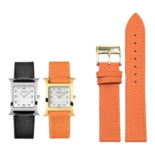 适用卡地亚坦克表带真皮Cartier山度士伦敦TANK MUST原装快拆表带