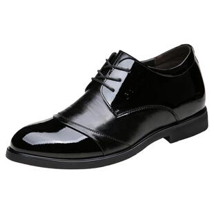 男士内增高皮鞋10cm韩版商务正装增高透气男鞋8cm真皮百搭6cm婚鞋