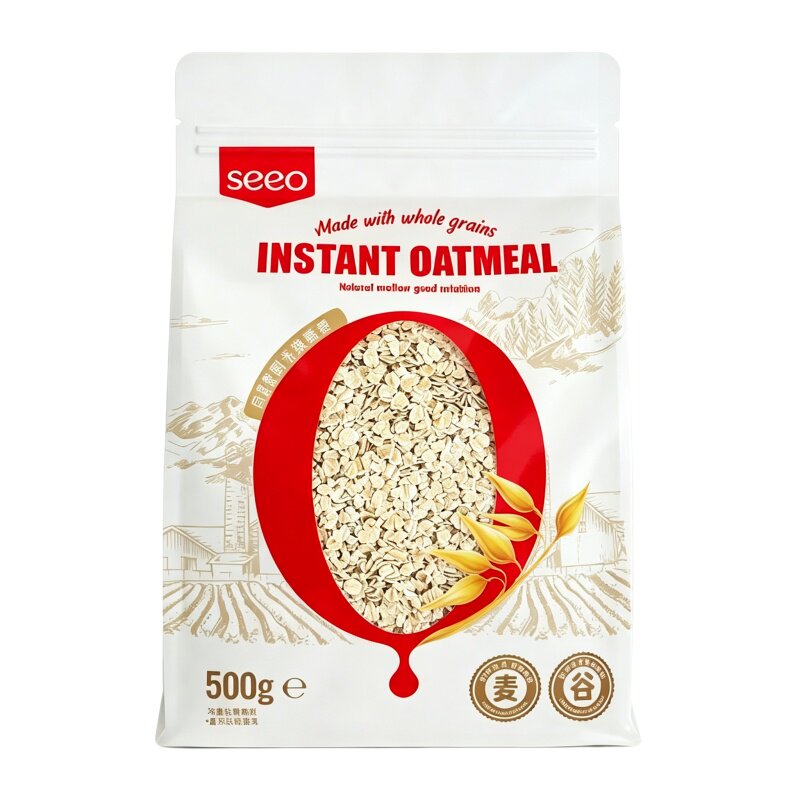 马来西亚进口seeo原味即食燕麦片