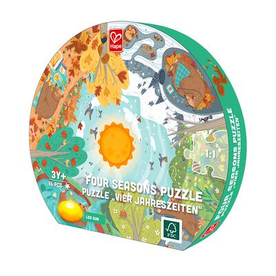 Hape3款拼图进阶3岁以上