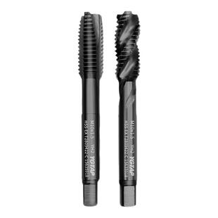 YG含钴机用高速钢黑色丝锥钢件铜铁专用螺旋丝锥先端丝攻M2~M16mm