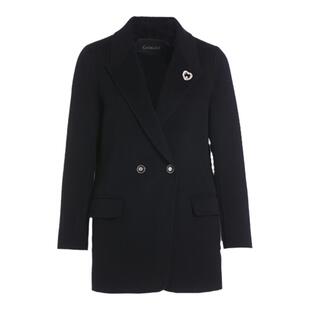 3期免息-乔万尼羊毛大衣流行女2025新款西装毛呢外套ET4B862