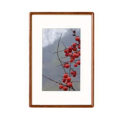 枫木人R款榫卯原木相框挂墙