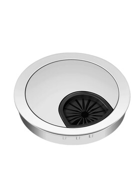 电脑桌线孔盖办公桌面穿线孔盖板