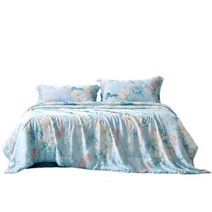 富安娜蚕丝被夏凉被莱赛尔春秋被芯空调被夏季单双人薄款蚕丝被子