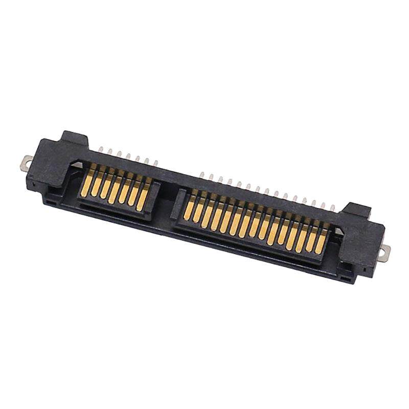 SATA7+15P公座沉板式 笔记本硬盘接口硬盘接口SATA接口插座连接器