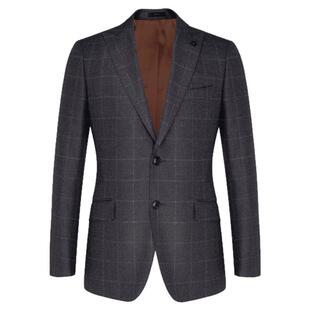 BONI/堡尼商务休闲男士西服西装套装外套男装全羊毛礼服AK582081A
