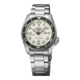 SEIKO精工5号手表男女款中性风运动机械腕表SRPK31K1 新年礼物