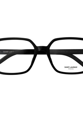 SaintLaurent复古全框方形眼镜