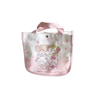 FLORTTE/花洛莉亚MIKKO联名日常手拎包女小包通勤便携手提帆布包