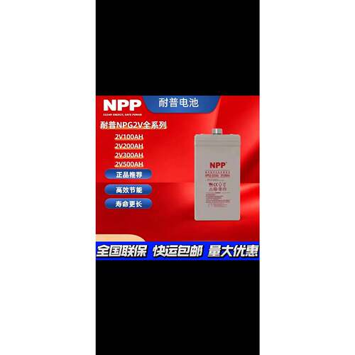 NPP耐普蓄电池NPG2500AH2V100AH200AH300AH400AH600AH1000AH