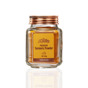 SPS进口印尼姜黄粉130g无添加咖喱冲饮咖啡伴侣黄金奶