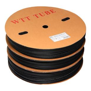 WTT黑色热缩管热缩套管绝缘套管代客切管保护套电线3.579 5.5沃尔