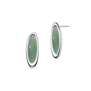 Juunngle洲谷沧海耳钉女纯银轻奢高级感气质大气饰品春夏时尚耳坠