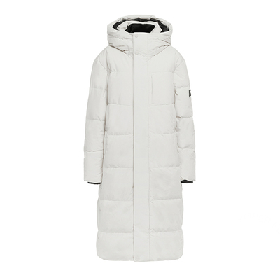 Polham防风中长款连帽加厚羽绒服