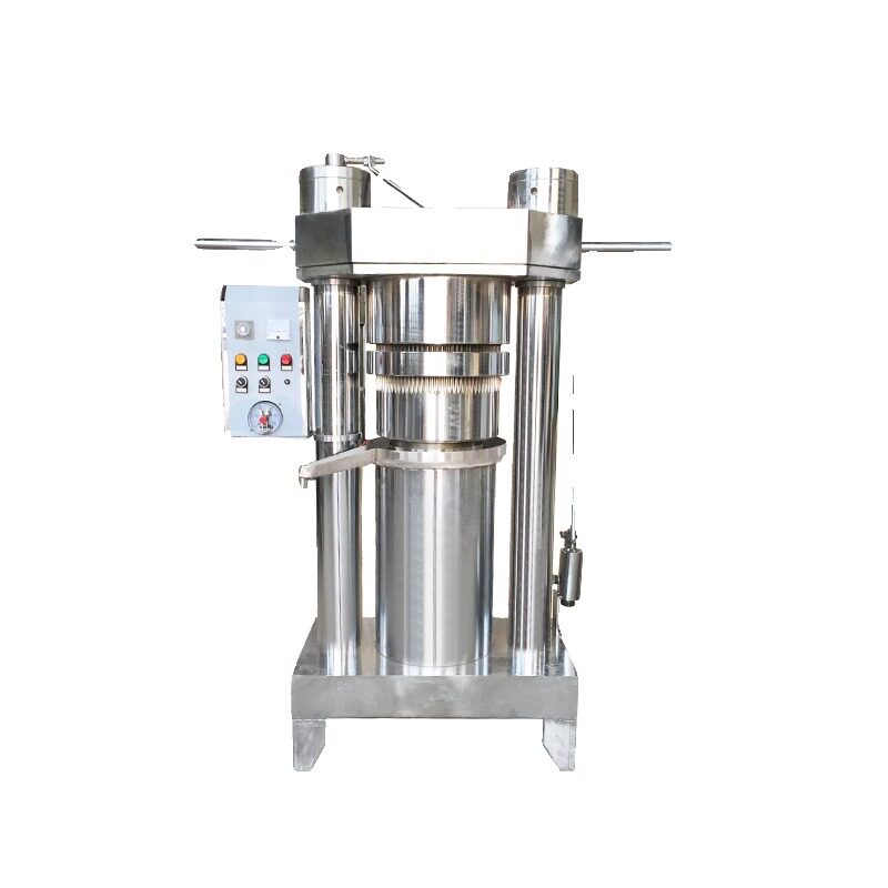 立式液压榨油机商用芝麻香油机核桃茶籽榨油加工设备全自动压油机