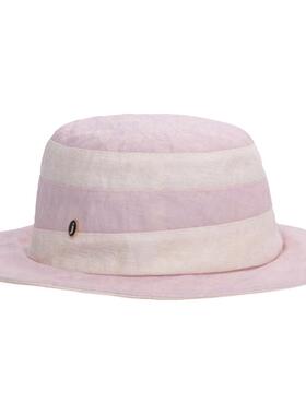 JOJOKUR 珠光紫色偏光拼接结构主义度假风格夏季圆顶礼帽flat cap