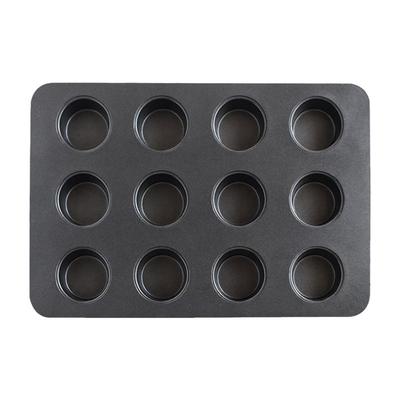 韩式日常蘑菇松饼马芬杯烤盘模具 6连不锈钢蛋糕烘焙日式月饼复古