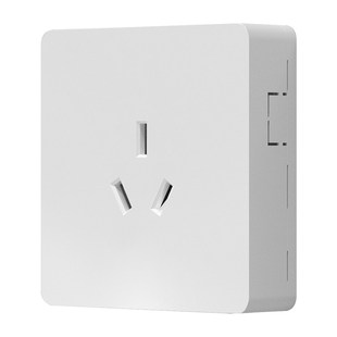 国际电工明装16a三孔空调插座热水器专用大功率五孔插座开关明线