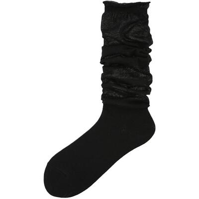 Tabio堆堆袜子女甜美时髦透气